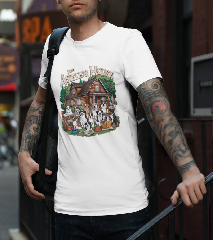 The Asher House Dogs Cabin Gathering T-Shirt