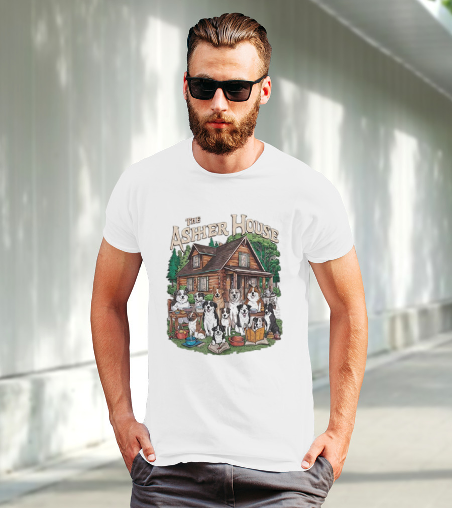 The Asher House Dogs Cabin Gathering T-Shirt