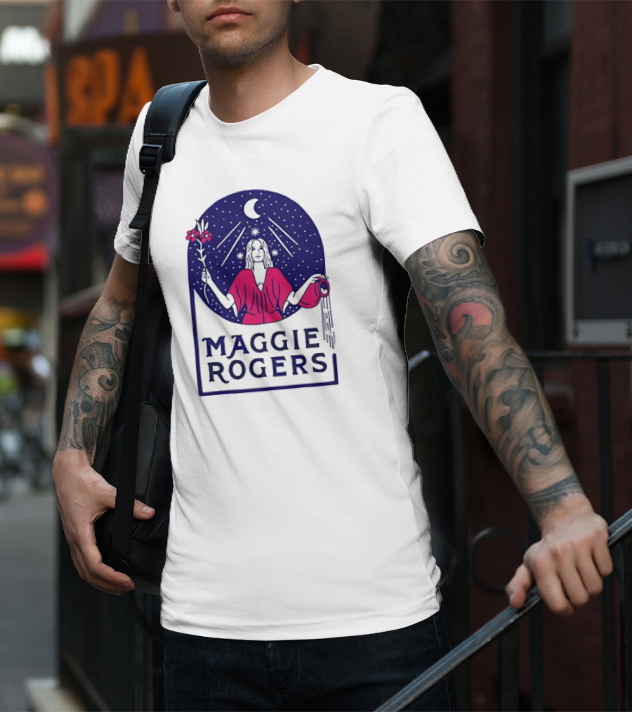 Maggie Rogers The Magi Celestial Moon Starry Night Water Bearer T-Shirt