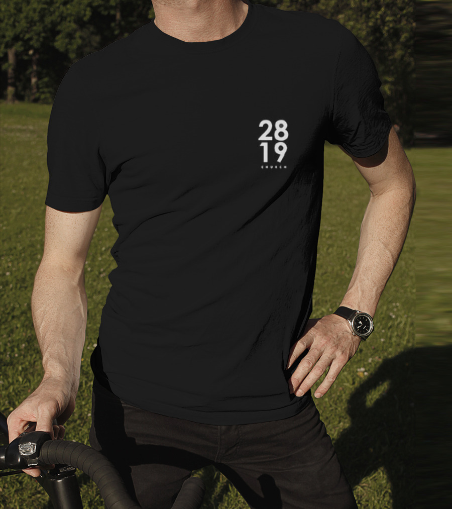 2819 Church Minimalist Text T-Shirt