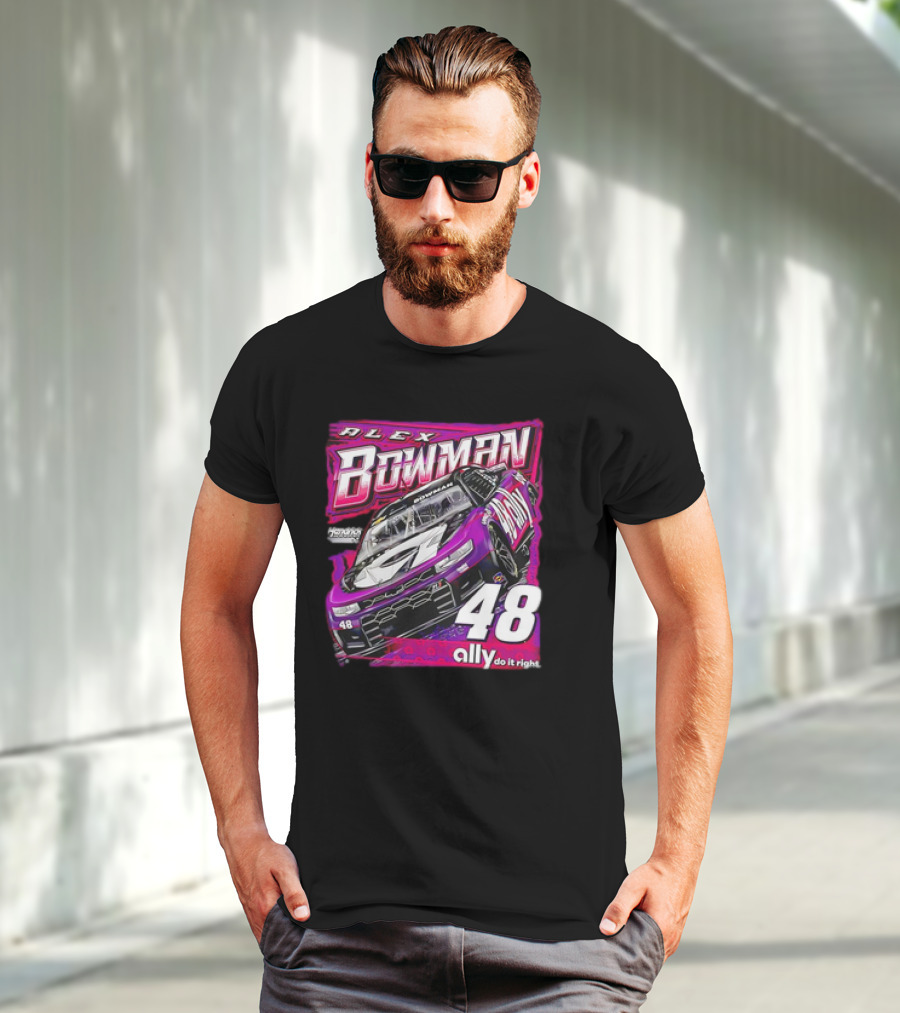 Alex Bowman 48 Chevrolet ZL1 Hendrick Motorsports Ally Racing T-Shirt