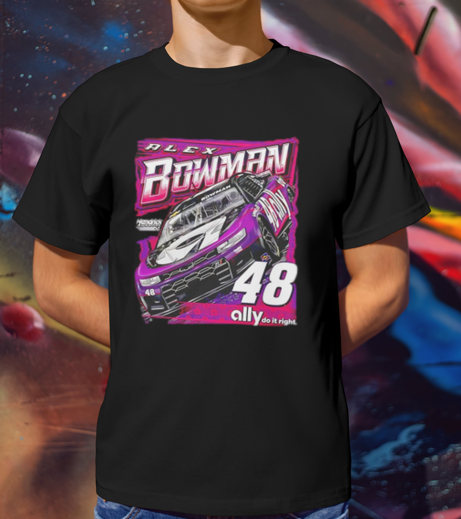Alex Bowman 48 Chevrolet ZL1 Hendrick Motorsports Ally Racing T-Shirt