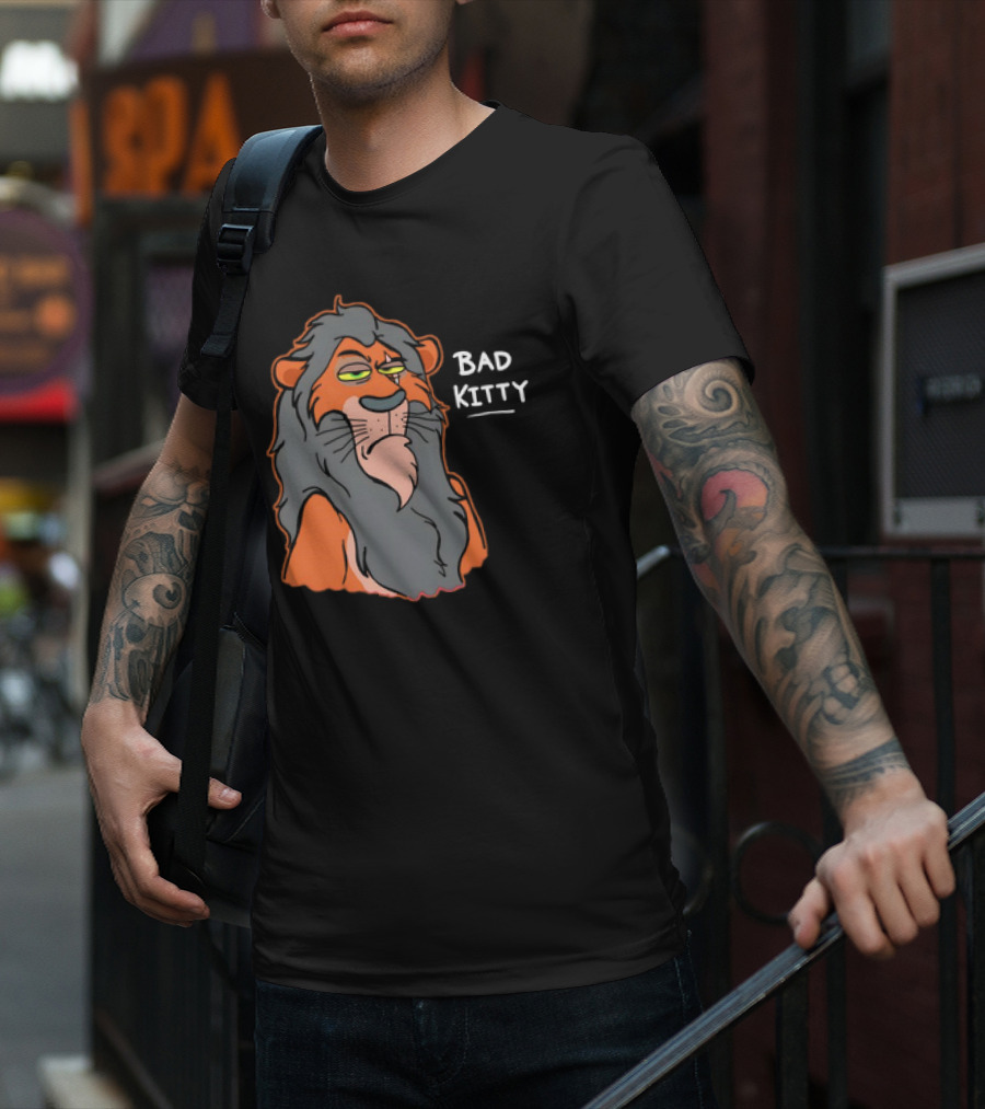 Scar Bad Kitty Lion Expression T-Shirt