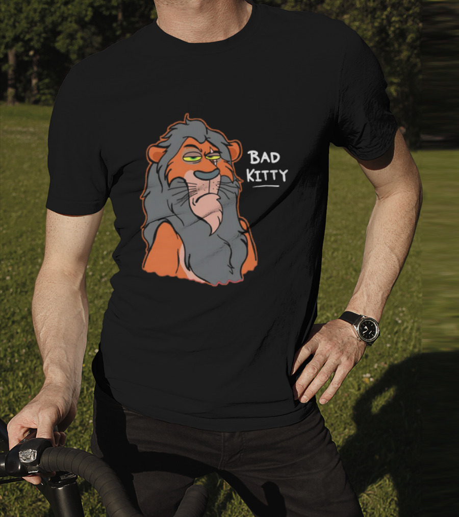 Scar Bad Kitty Lion Expression T-Shirt