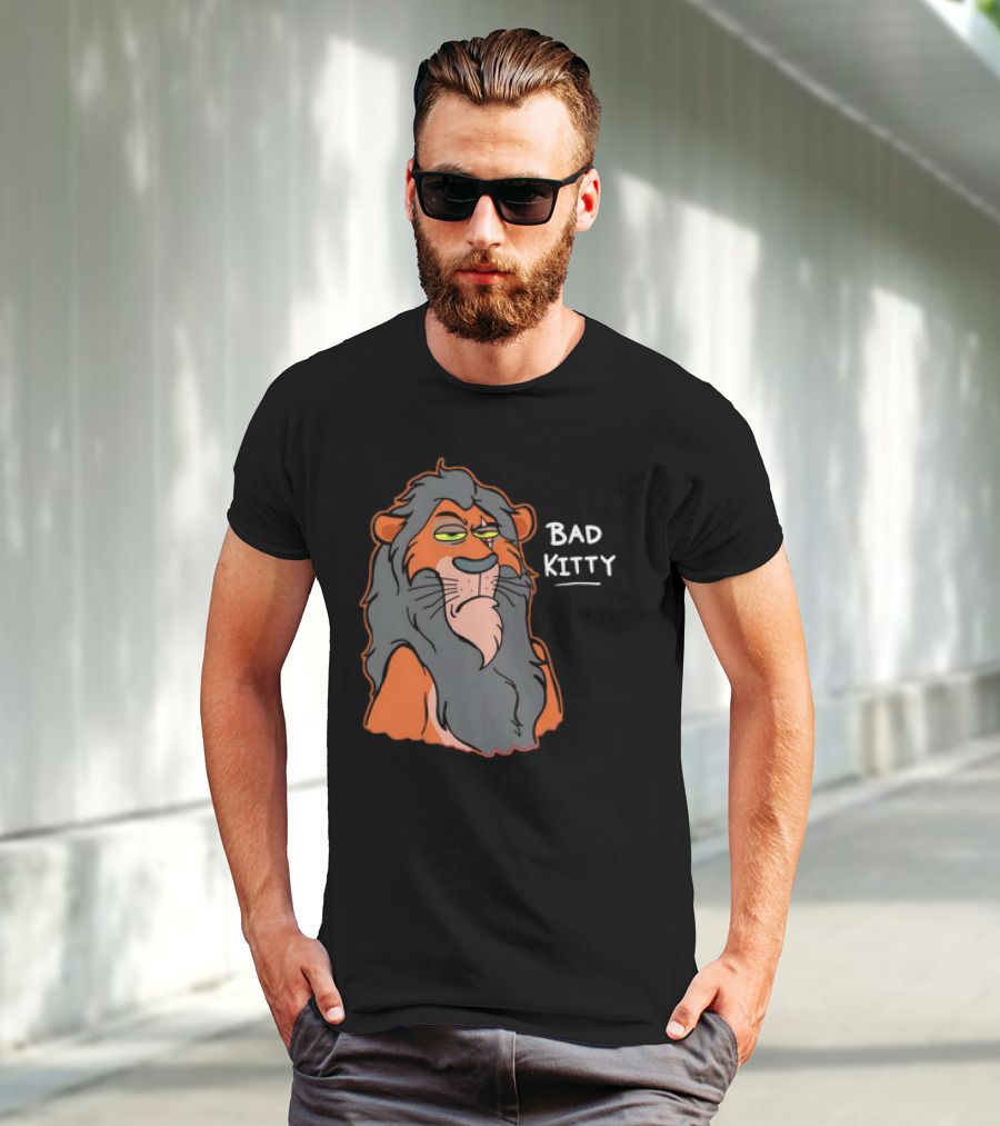 Scar Bad Kitty Lion Expression T-Shirt