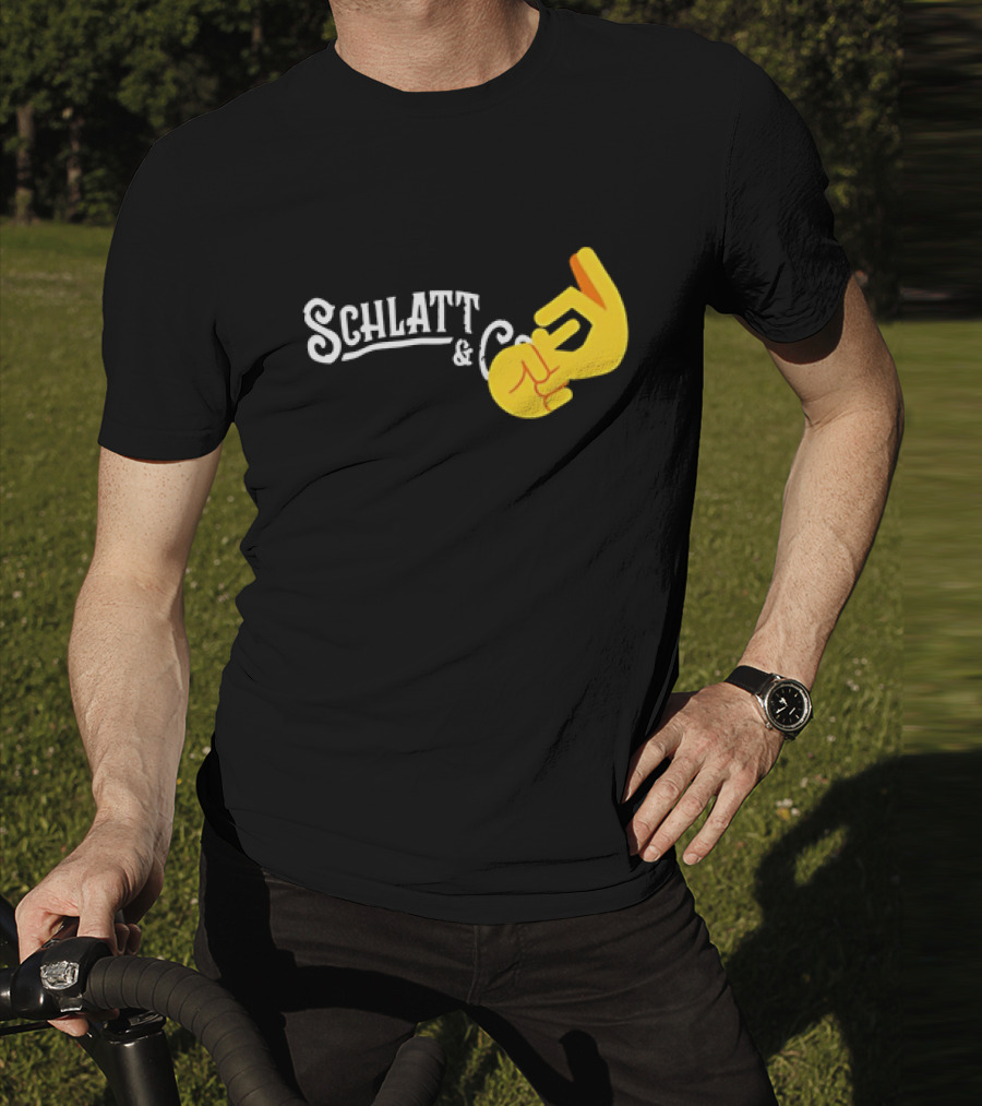Schlatt And CO Hand Emoji Gesture T-Shirt