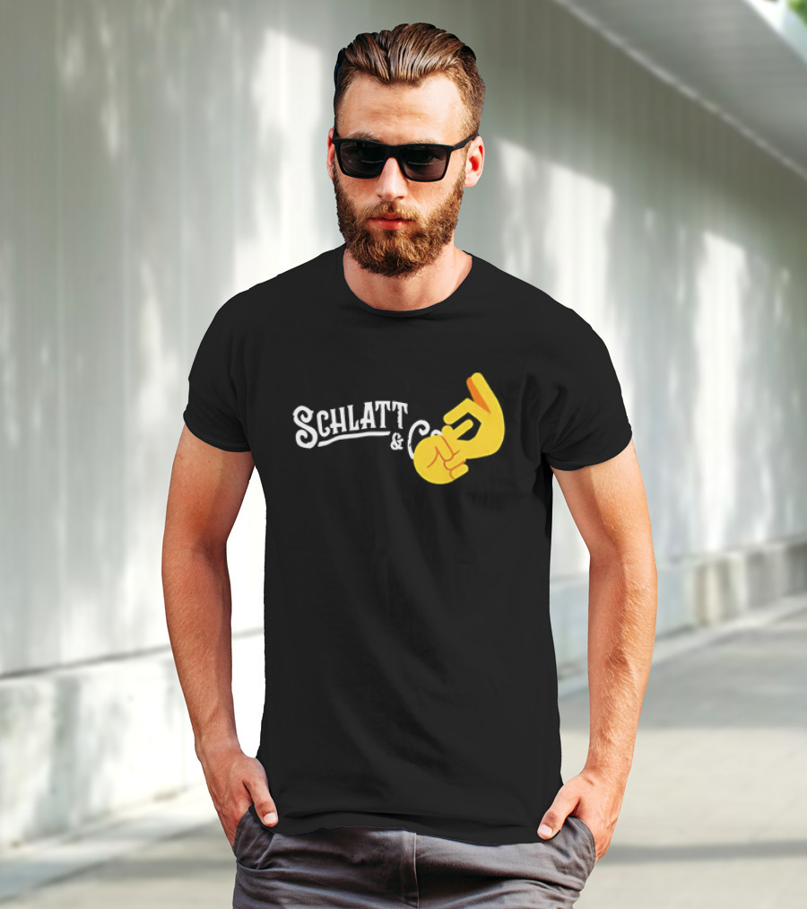 Schlatt And CO Hand Emoji Gesture T-Shirt