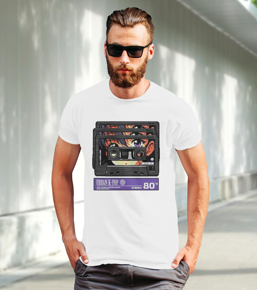 Cassette Tape Urban K-Pop Stereo 80’s Anime T-Shirt