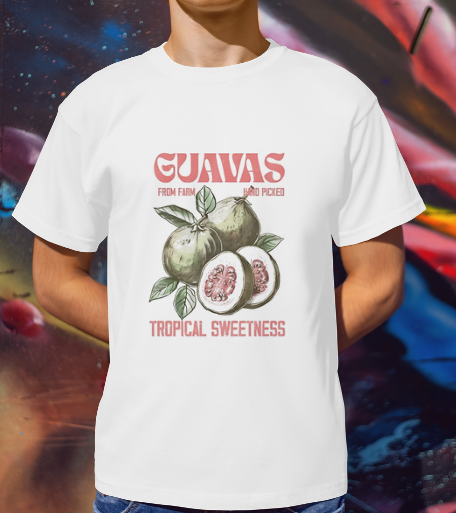 Guavas Hand Picked From Farm Tropical Sweetness T-Shirt