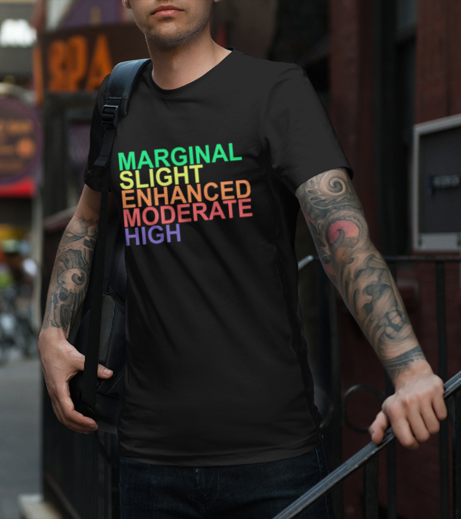 Marginal Slight Enhanced Moderate High T-Shirt
