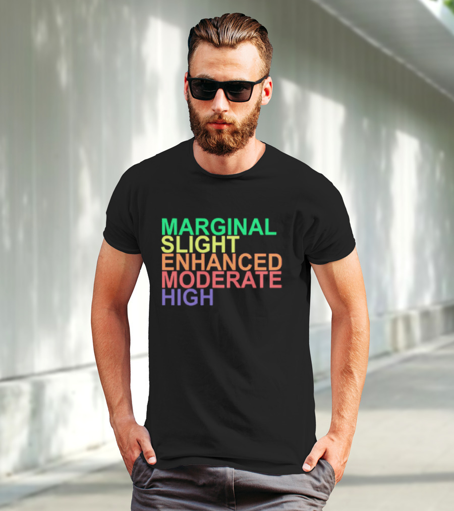 Marginal Slight Enhanced Moderate High T-Shirt
