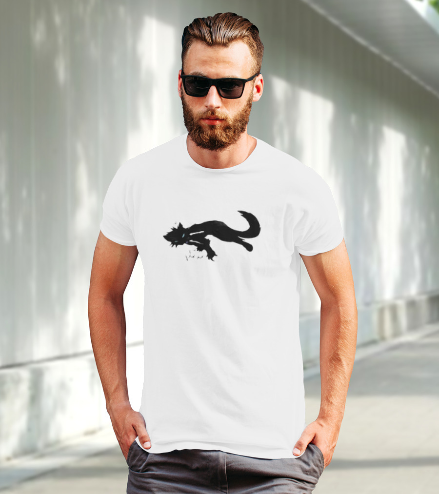 Scourge Cat Silhouette Fw Black Feline T-Shirt