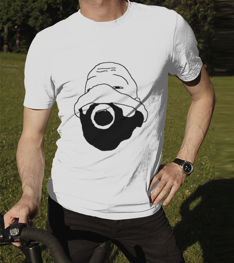 Ye Kanye West Nitrous Mask Drawing T-Shirt