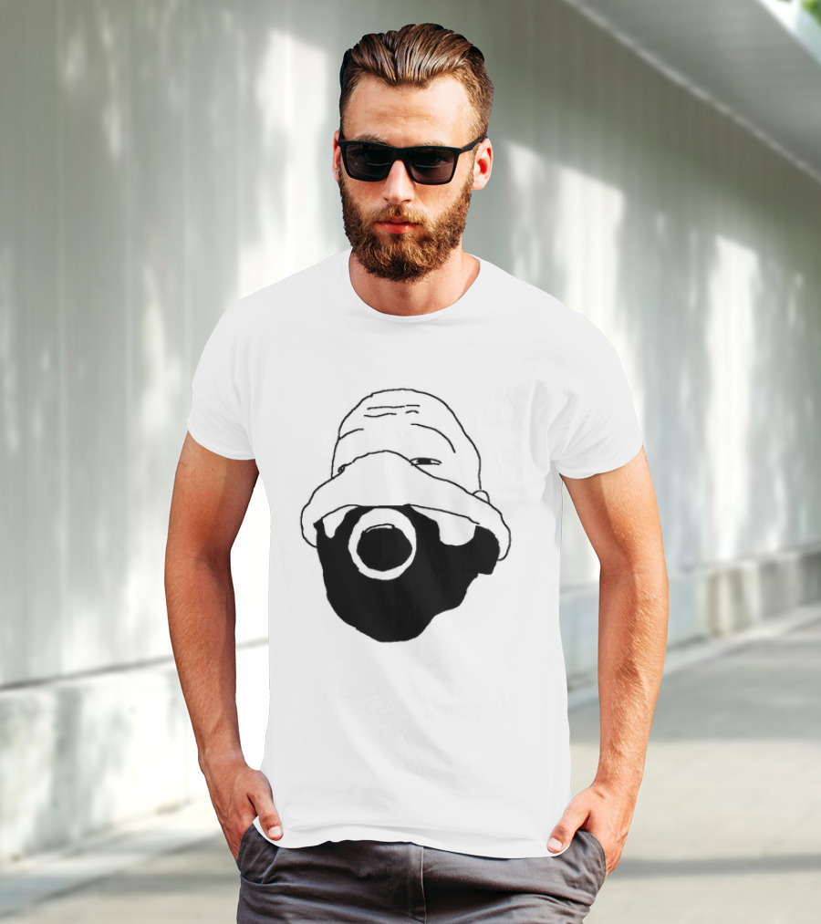 Ye Kanye West Nitrous Mask Drawing T-Shirt
