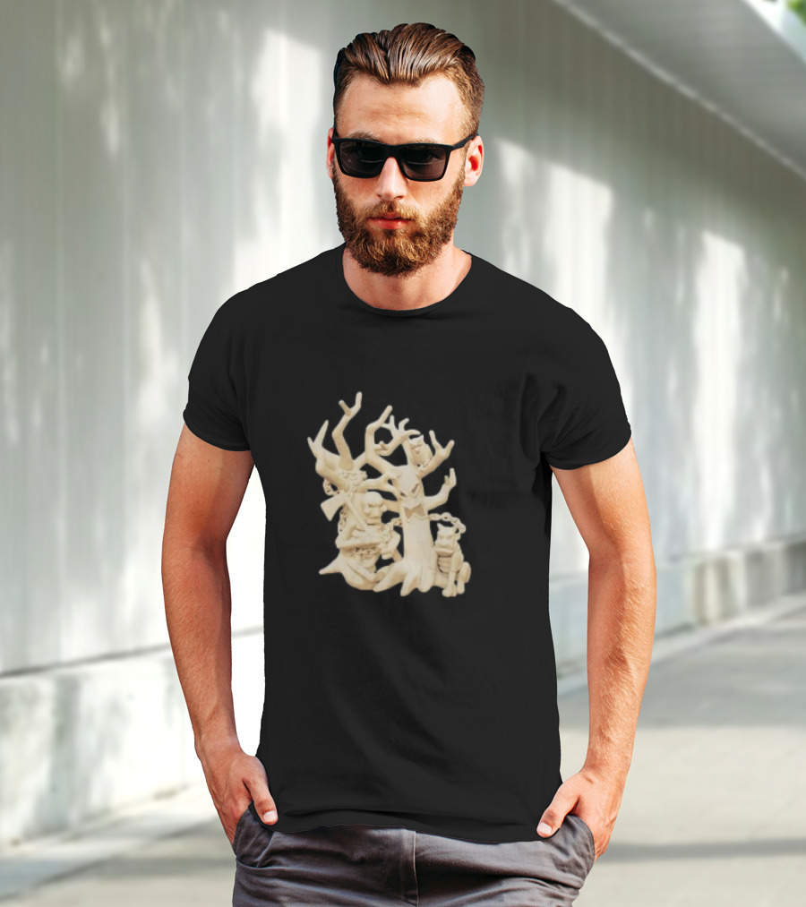 Spooky Woods Woodland Haunted Forest Creatures T-Shirt