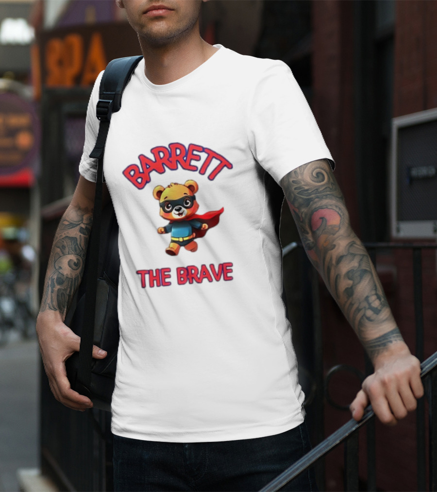 BARRETT THE BRAVE SUPERHERO BEAR T-Shirt