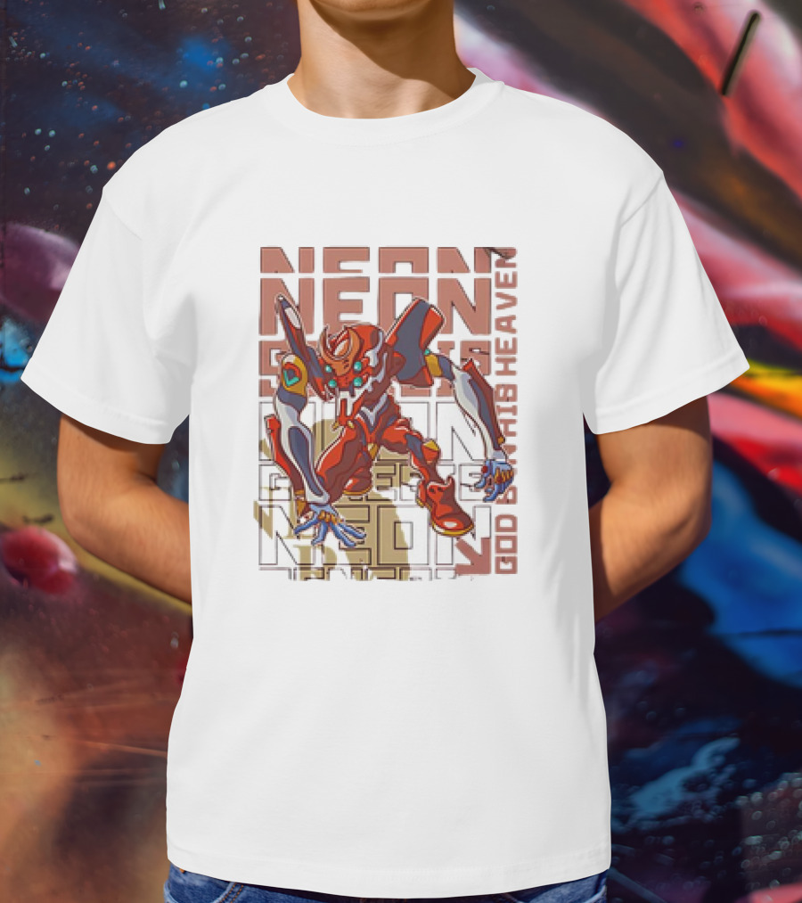 Eva-02 Neon Genesis Evangelion God’s In His Heaven T-Shirt