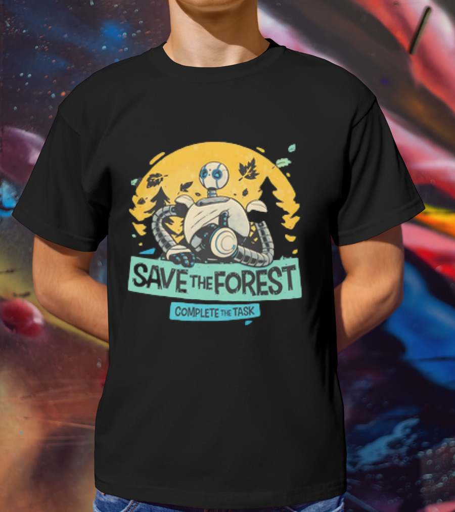 Save The Forest Complete The Task Roz The Wild Robots T-Shirt