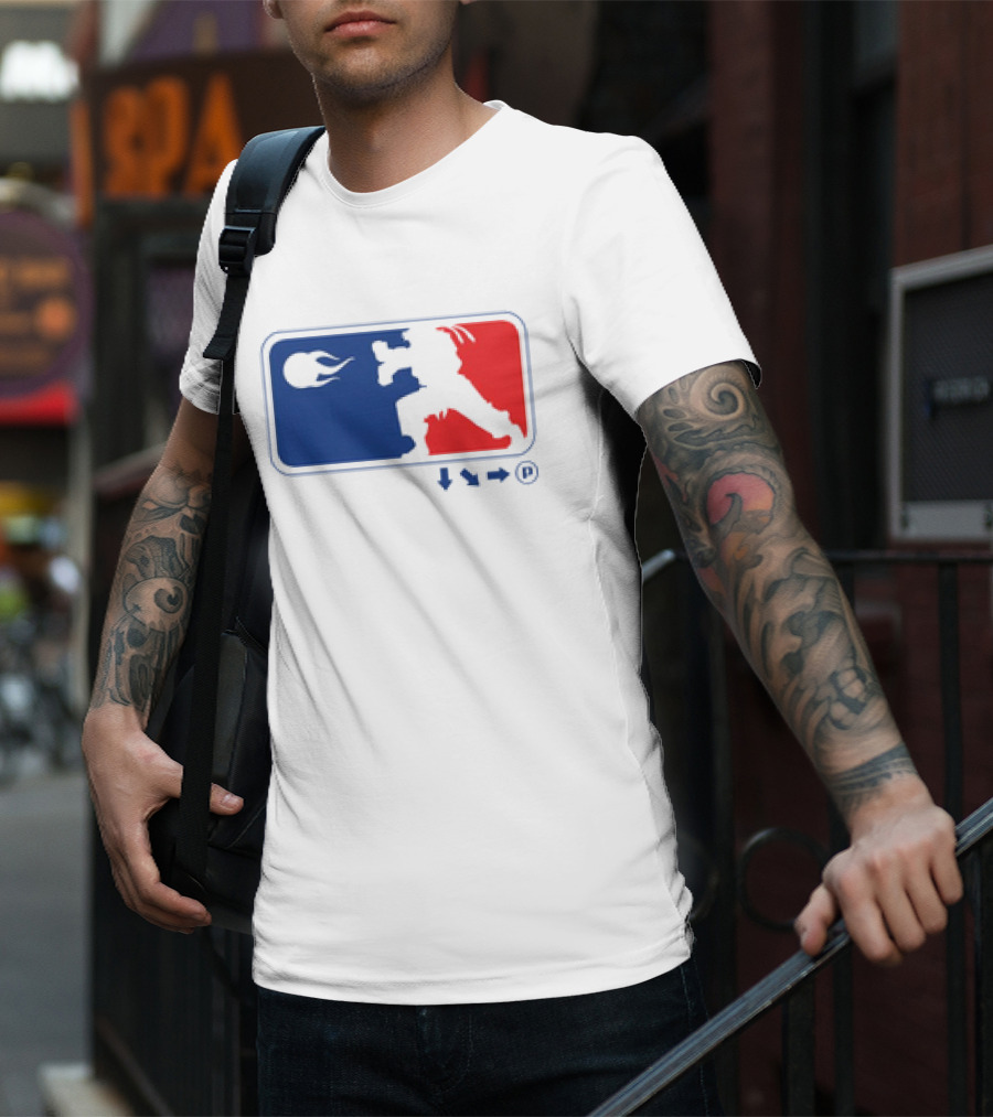 Street Fighter Video Game League Player Moves T-Shirt