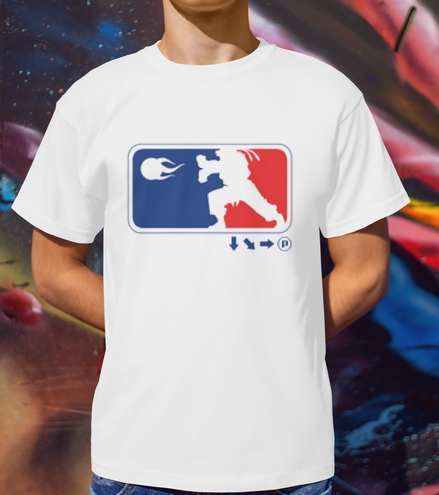 Street Fighter Video Game League Player Moves T-Shirt