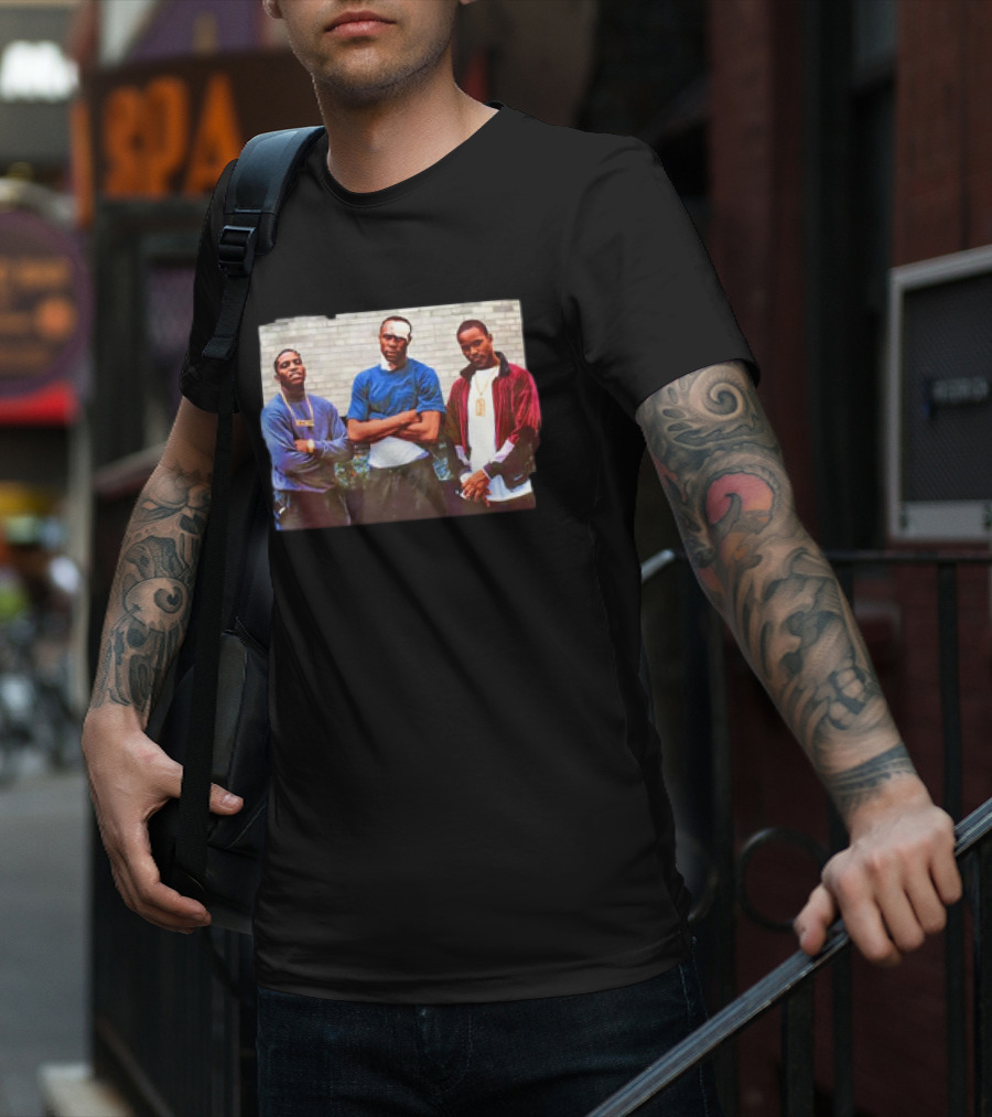 Paid In Full Movie Calvin Scene With Three Men In Streetwear Clothing T-Shirt