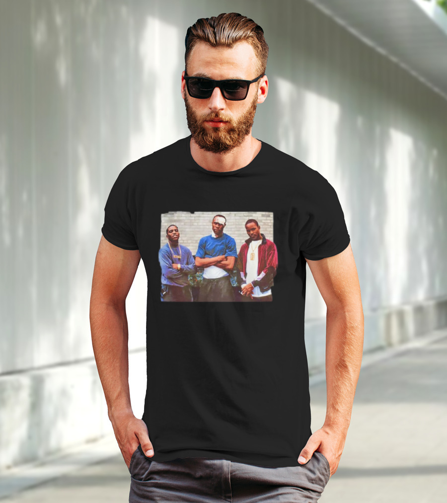Paid In Full Movie Calvin Scene With Three Men In Streetwear Clothing T-Shirt