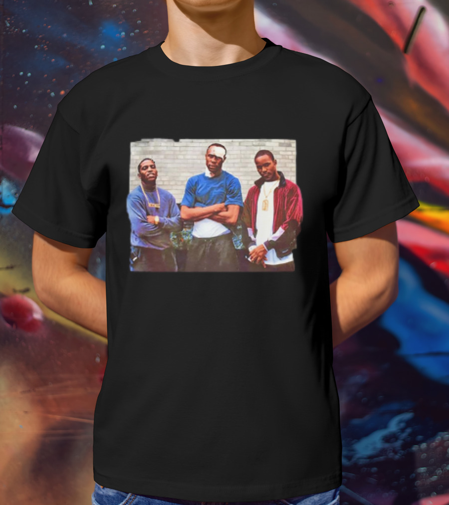 Paid In Full Movie Calvin Scene With Three Men In Streetwear Clothing T-Shirt