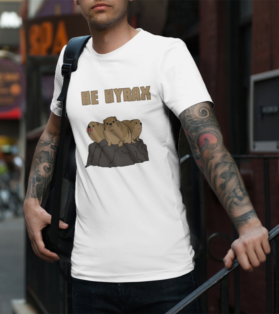 HE HYRAX Cute Angry Meme T-Shirt