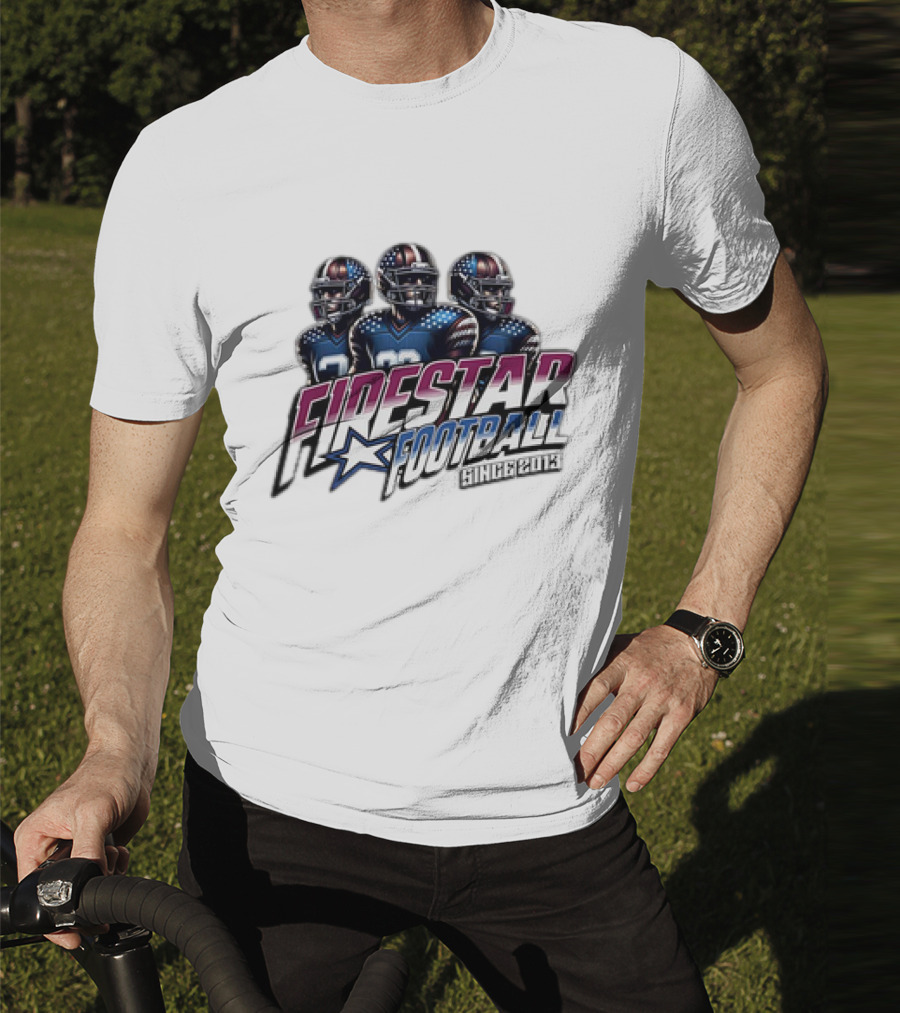 Firestar Football Since 2013 Team Players Star T-Shirt