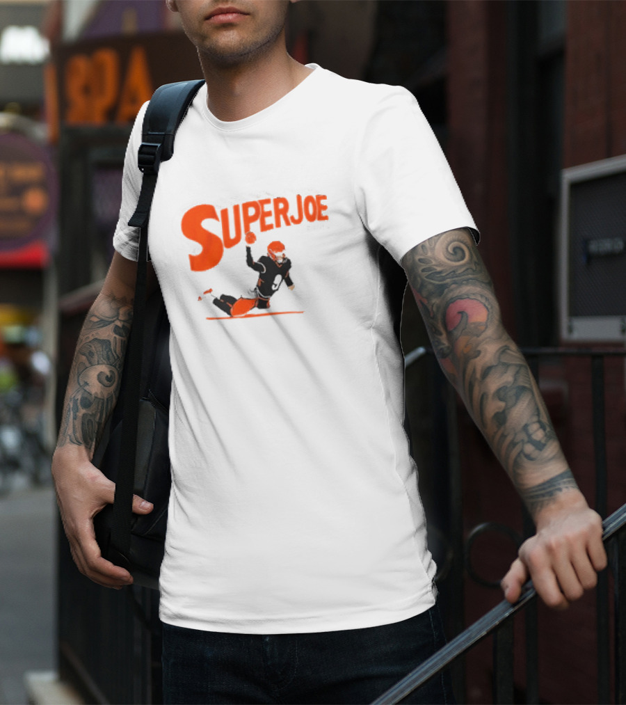 Superjoe Throw 9 Football Superstar T-Shirt