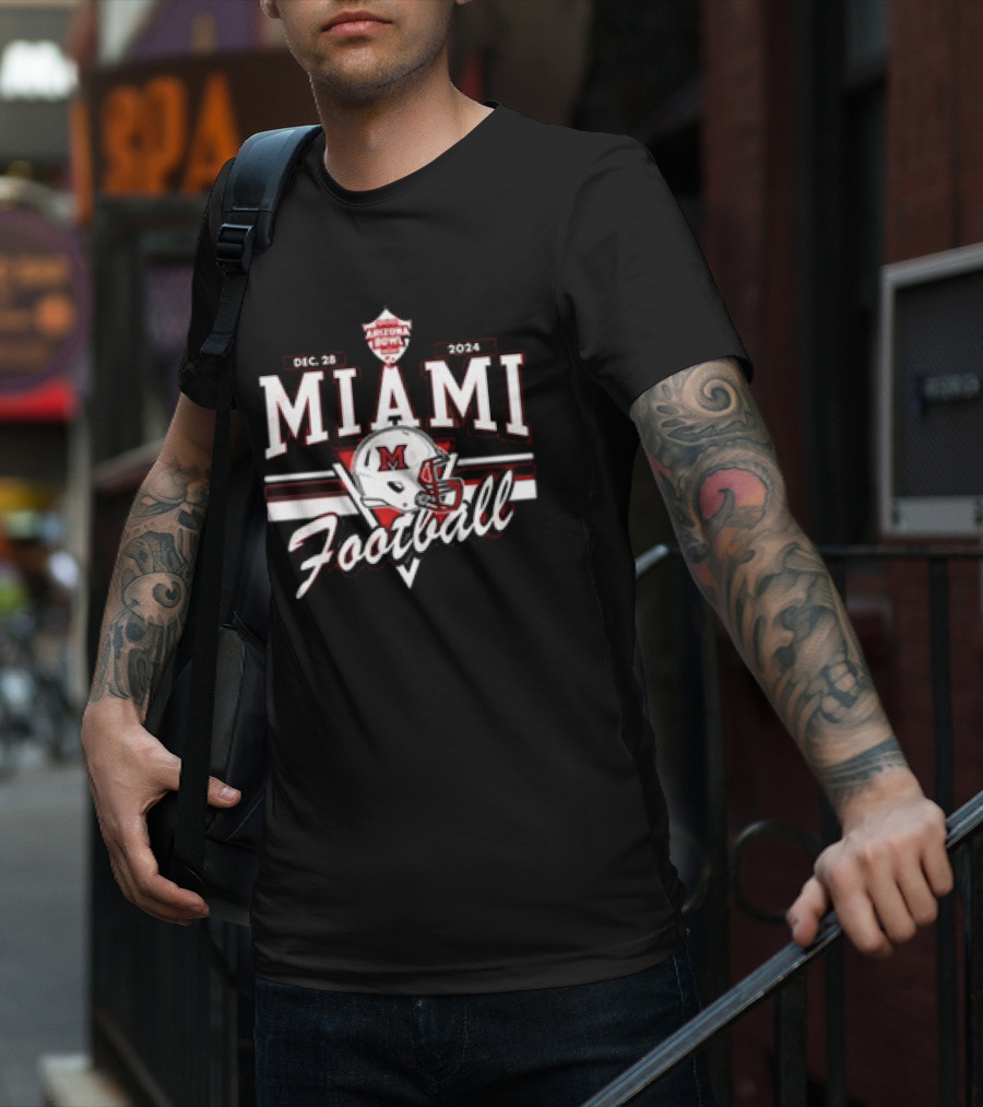 Miami RedHawks Arizona Bowl Football Dec 28 T-Shirt