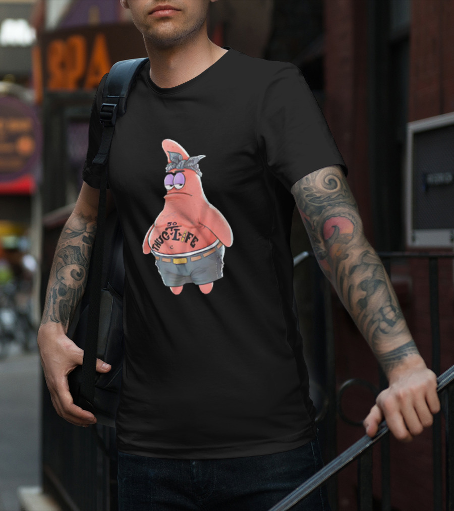 Patrick Star Thug Life So Gangster T-Shirt