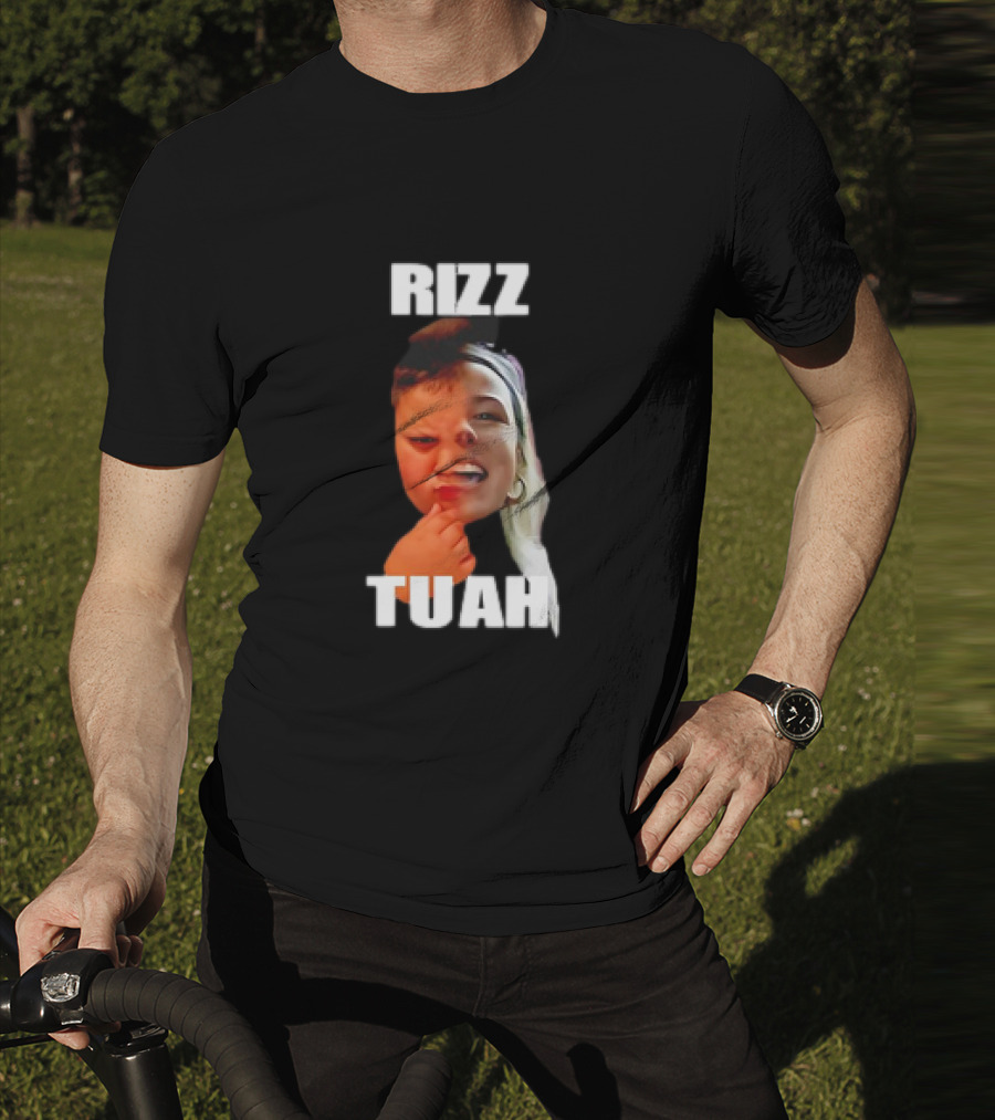 Rizz Tuah Hawk Rizzler Face Mashup T-Shirt