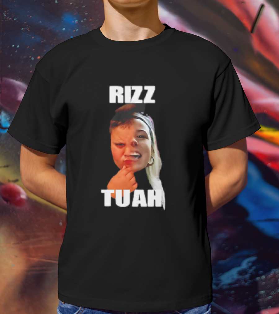 Rizz Tuah Hawk Rizzler Face Mashup T-Shirt