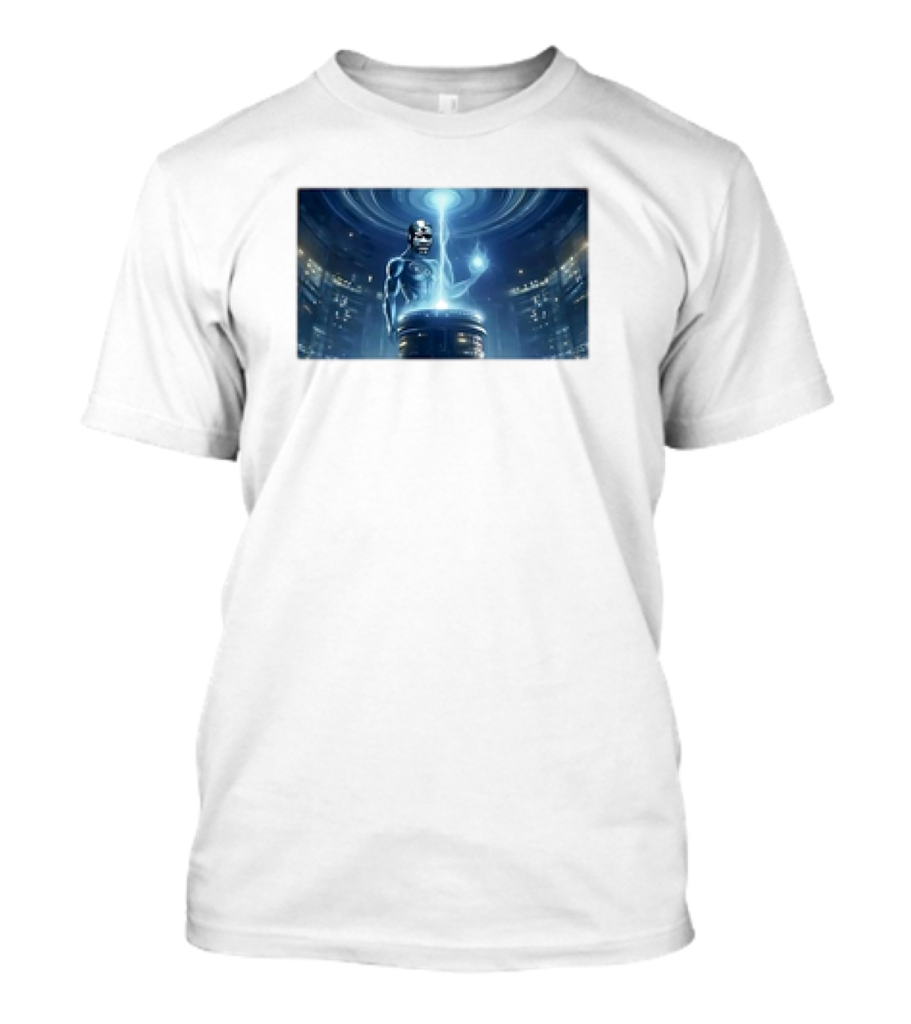 George Droyd Futuristic Reactor Energy Core Image T-Shirt