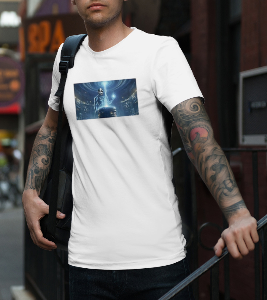 George Droyd Futuristic Reactor Energy Core Image T-Shirt
