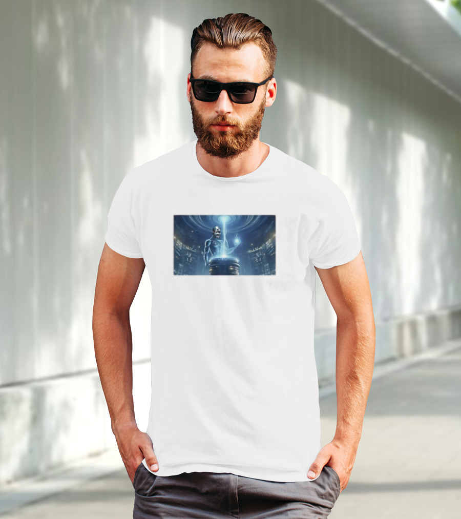 George Droyd Futuristic Reactor Energy Core Image T-Shirt