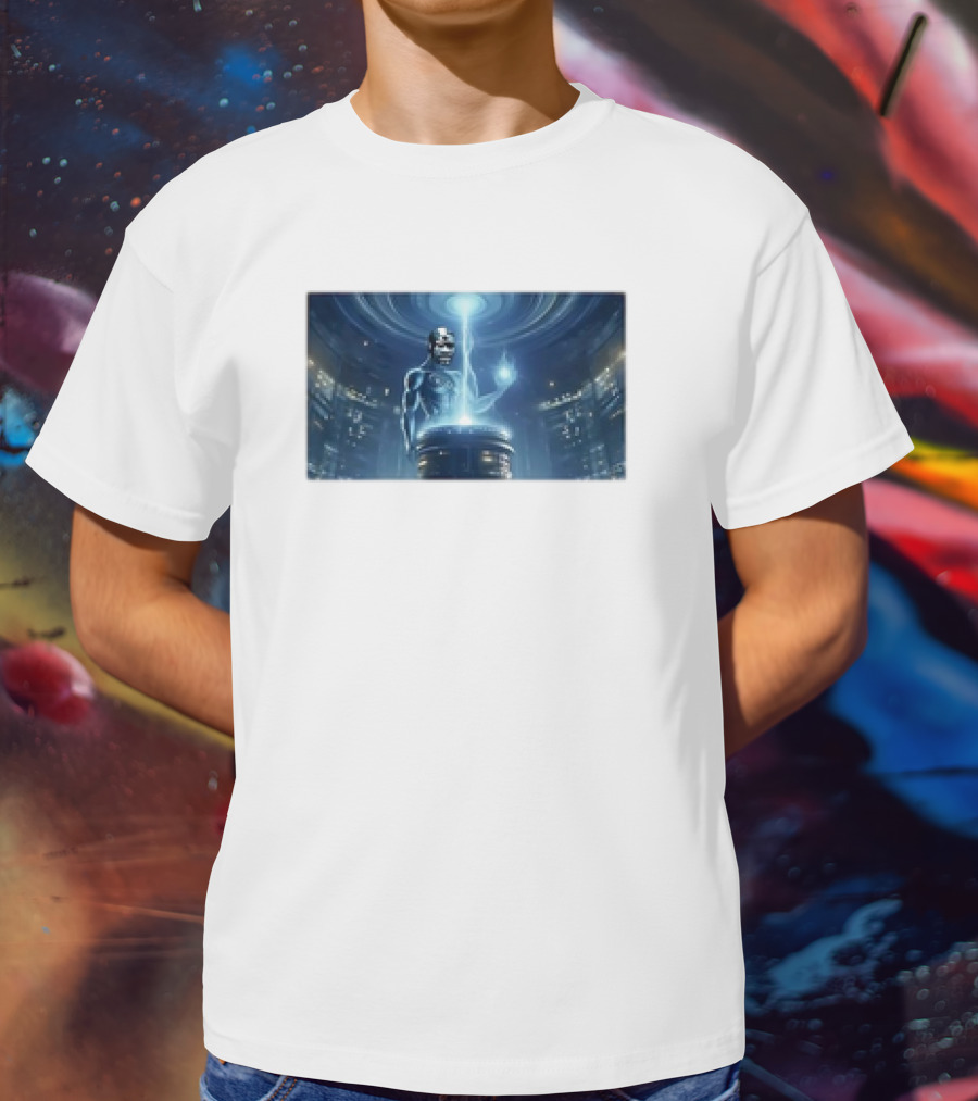 George Droyd Futuristic Reactor Energy Core Image T-Shirt