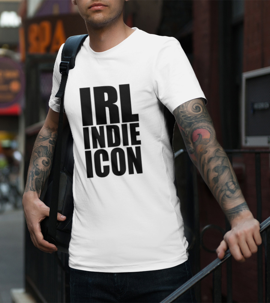 IRL Indie Icon Text Block T-Shirt