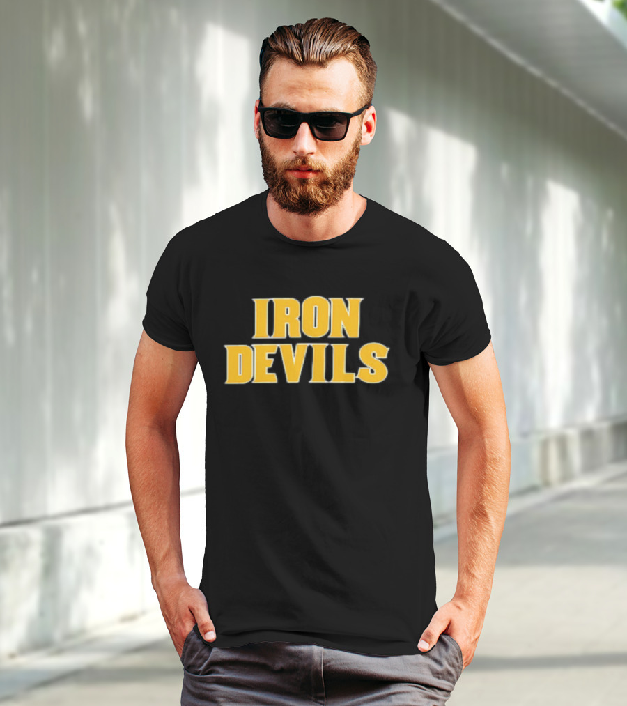 ASU Iron Devils Team Symbol Iconic Yellow T-Shirt