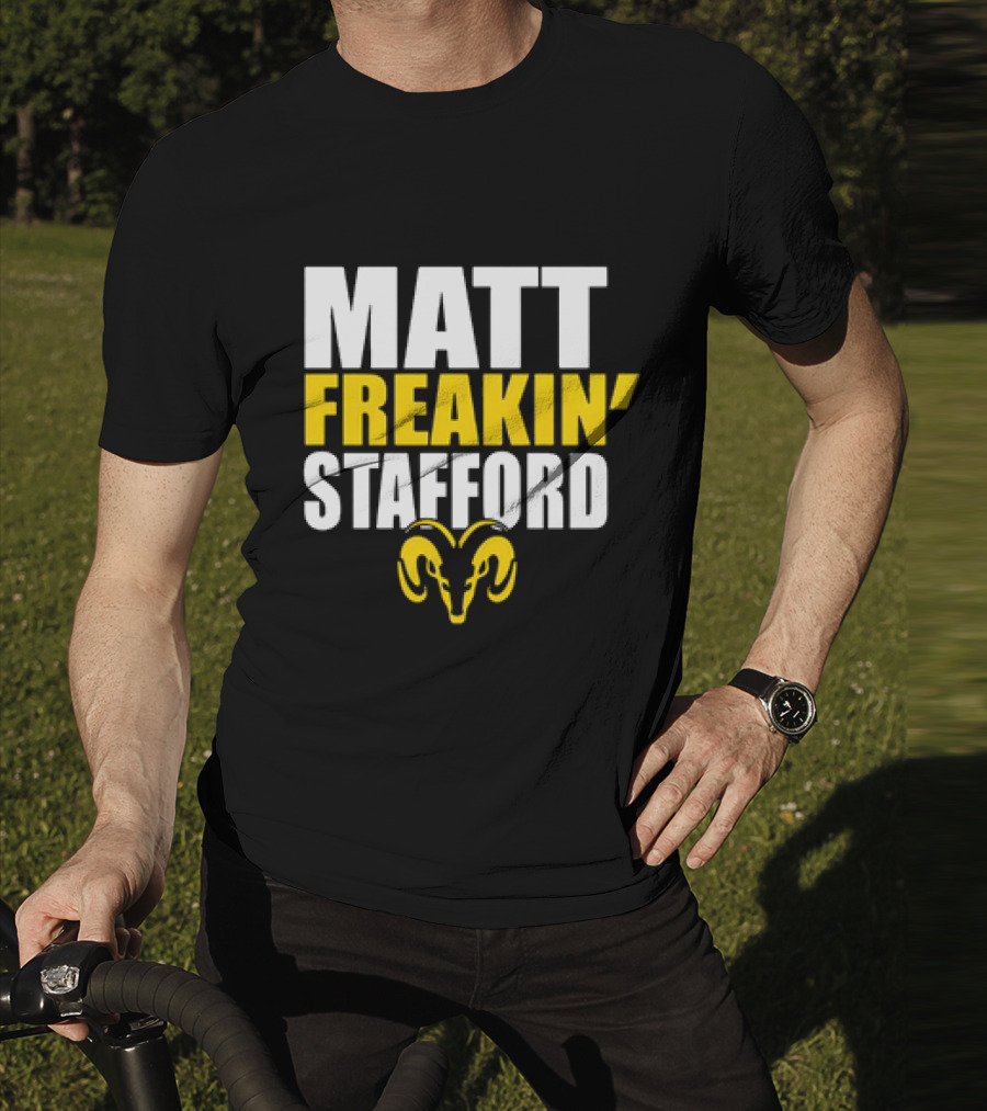Los Angeles Rams Matt Freakin’ Stafford Iconic Ram T-Shirt