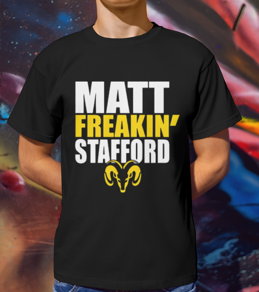 Los Angeles Rams Matt Freakin’ Stafford Iconic Ram T-Shirt