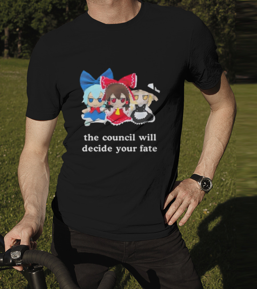 The Council Will Decide Your Fate Touhou Cirno Marisa Reimu Dolls T-Shirt