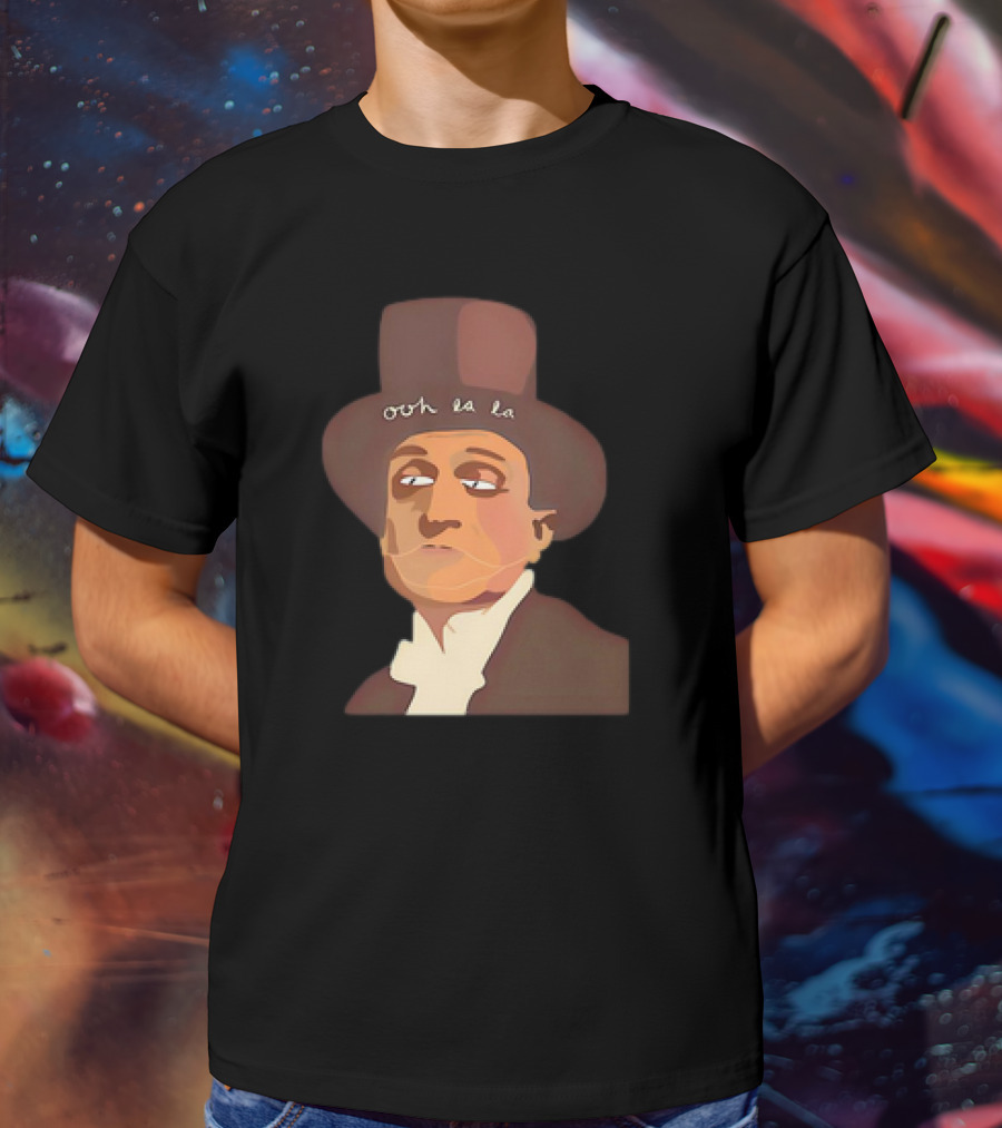 The Man Ooh La La Top Hat Gentleman Vintage Caricature Essential T-Shirt