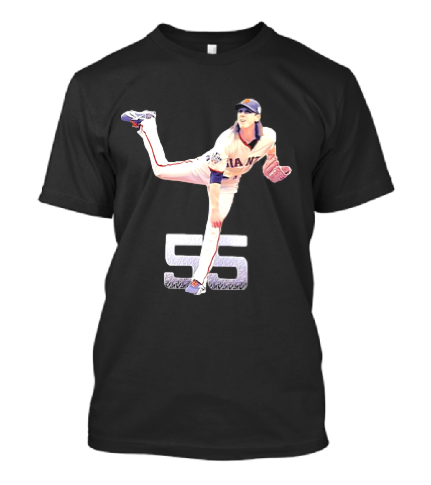 Tim Lincecum Giants Number 55 T-Shirt