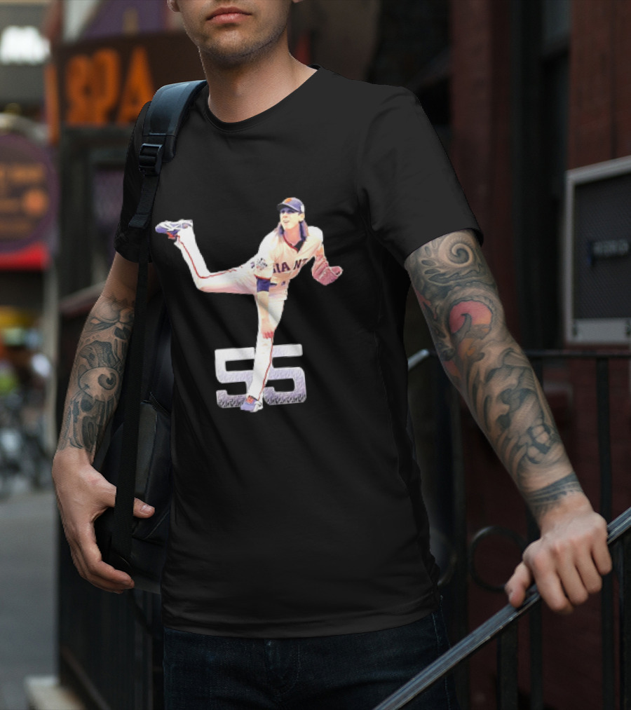 Tim Lincecum Giants Number 55 T-Shirt