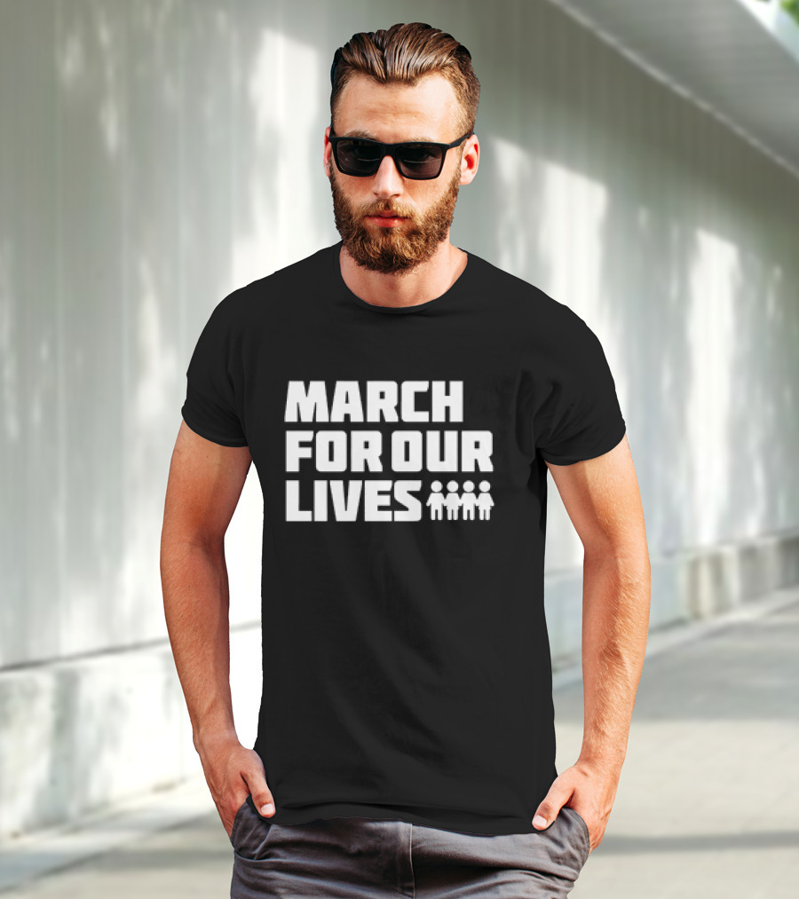 MARCH FOR OUR LIVES With Four People T-Shirt