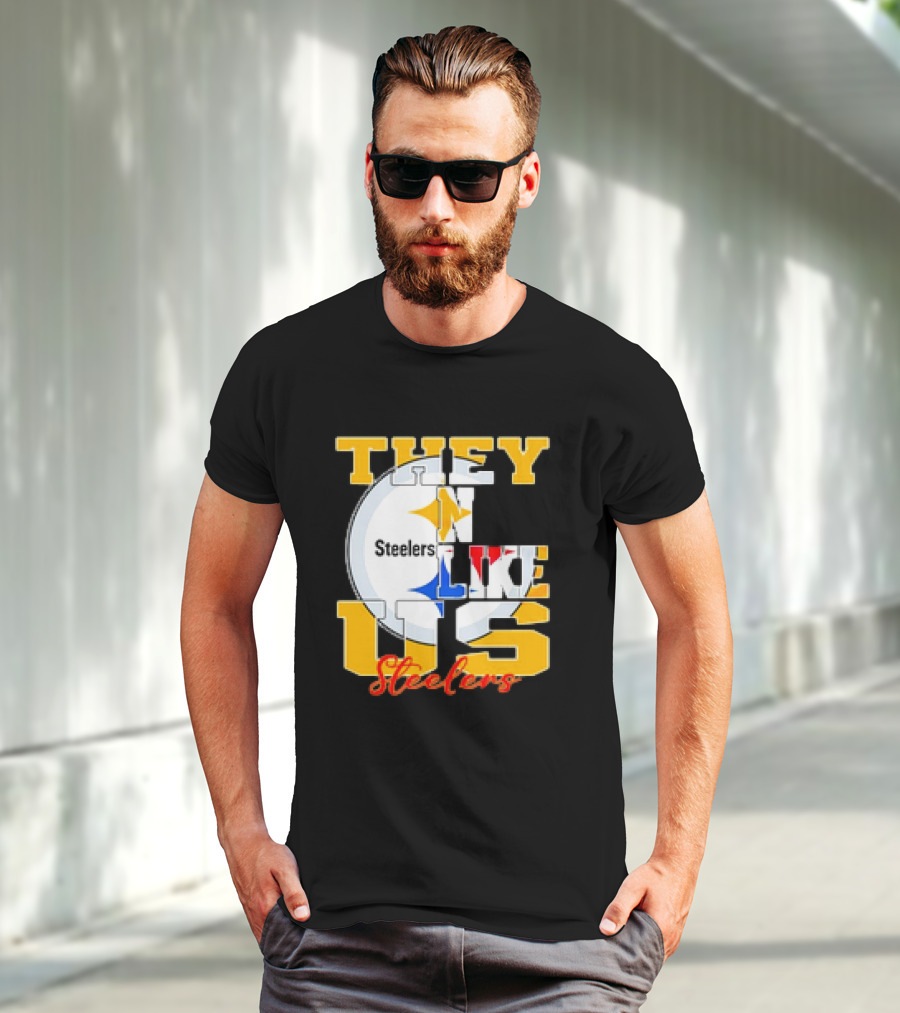 Pittsburgh Steelers NFL Football They Not Like Us T-Shirt