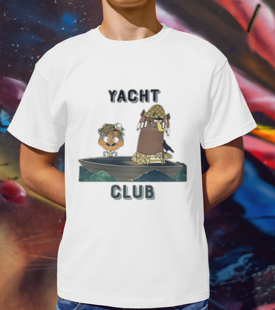 Juice Wrld Lil Yachty Yacht Club Hip-Hop Characters T-Shirt