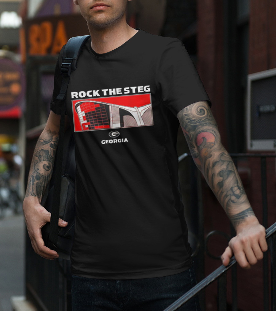 Rock The Steg Georgia Bulldogs Stadium Pride T-Shirt